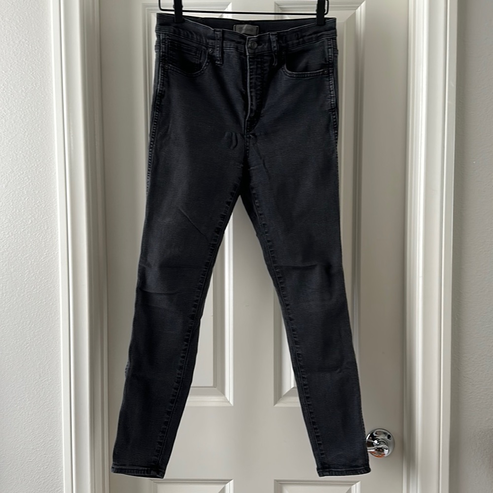 Madewell 10” Highrise Skinny Grey Wash